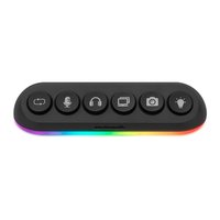 Streamplify Hub Deck 5 4x Usb 3.0 1x 2.0 Rgb 12V EU-Netzkabel - schwarz