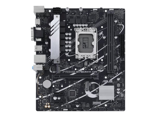 ASUS PRIME B760M-K D4 - Intel - LGA 1700 - Intel® Celeron® - Intel® Core™ i3 - Intel® Core™ i5 - Int