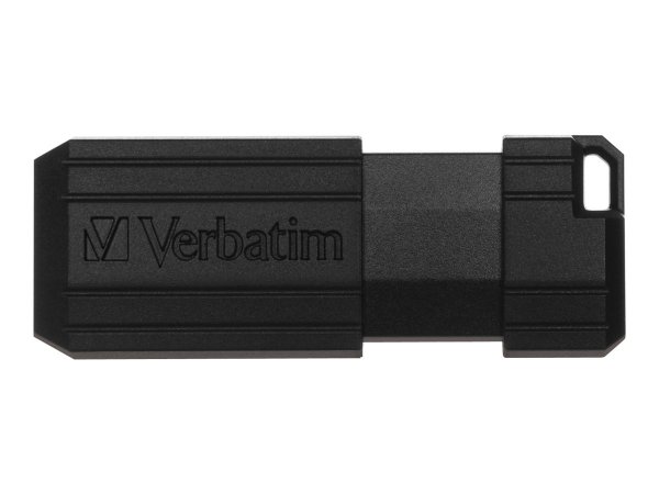 Verbatim PinStripe - Memoria USB da 16 GB - Nero - 16 GB - USB tipo A - 2.0 - 8 MB/s - Lamina di sco