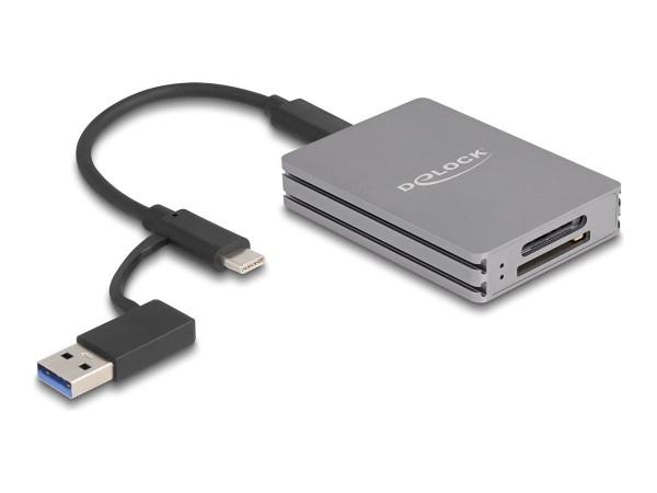 Delock USB Type-C Card für SD und CFexpress Typ A Speicherkarten - Card-Reader - CF Express Typ A