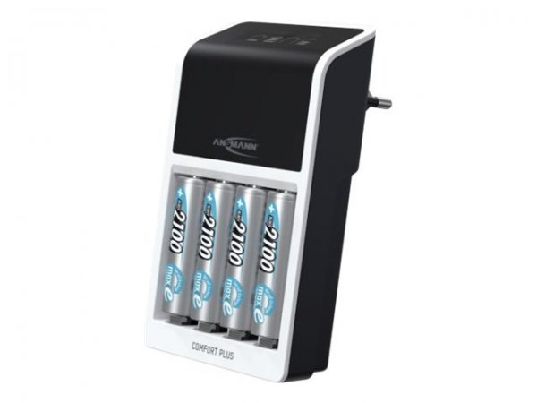Ansmann Comfort Plus - Nichel-Metallo Idruro (NiMH) - Sovraccarico - Surriscaldamento - 9V - Stilo A