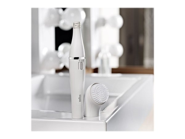 Braun Face 810 - Bianco - 10 pinzette - Guance - Mento - Fronte - 0,02 mm - 138 g - 57 mm