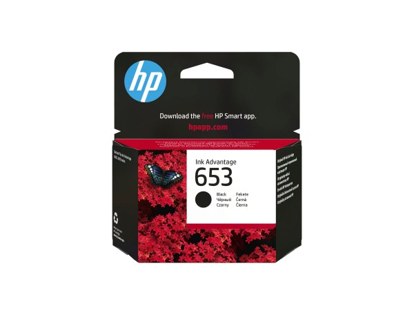 HP 653 - Schwarz - Original - Ink Advantage - Tintenpatrone