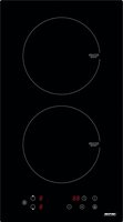 MPM 30-IM-06 - Nero - Da incasso - 52 cm - Piano cottura a induzione - Vetro - 2 Fornello(i)