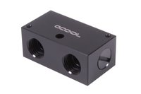Alphacool 12992 - Connettore per tubo - Acetale - Nero - 1/4" - 48 mm - 26 mm