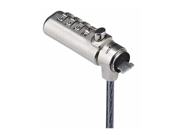 StarTech.com Slim Lock K-Slot Compatible 6.6ft Combination Locking Cable