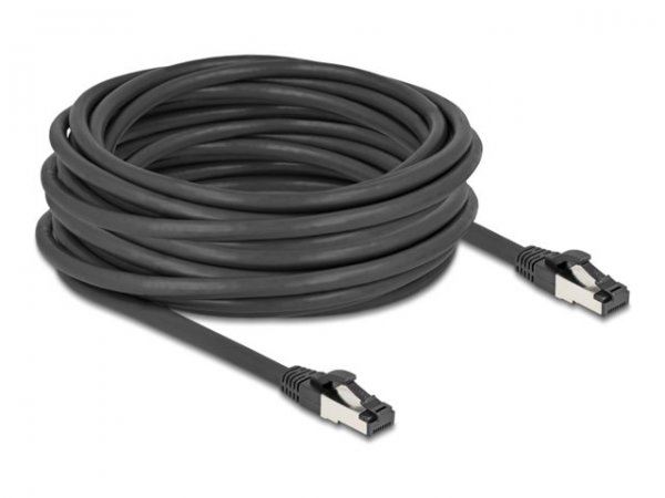 Delock RJ45 Netzwerkkabel Cat.8.1 S/FTP 40Gbps schwarz - Cavo - Rete
