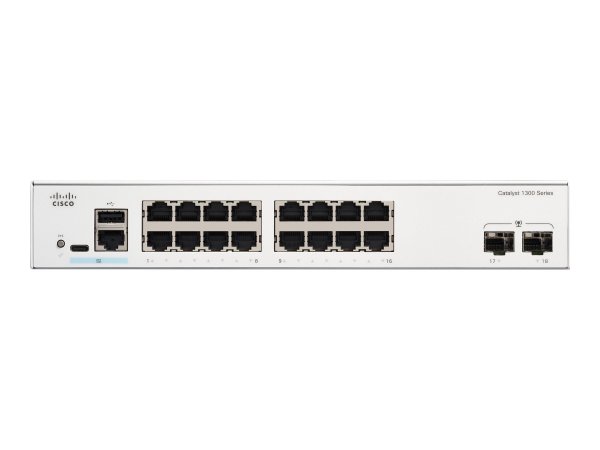 Cisco Catalyst 1300 Switch Data-Only 2 x 1G Sfp Uplinks - Interruttore - 1 Gbps