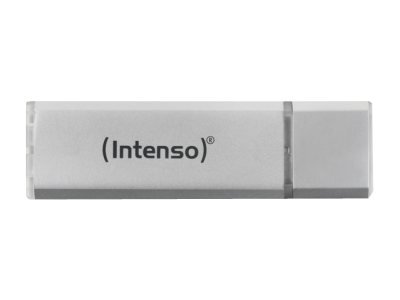 Intenso Alu Line - 4 GB - USB tipo A - 2.0 - 28 MB/s - Cuffia - Argento