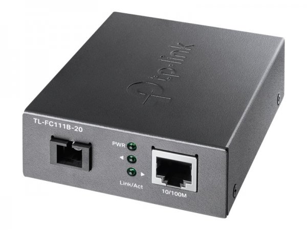 TP-LINK FC111B-20 Omada RJ45 to Single-mode SC WDM Bi-Directional Fiber - Converter - Converter - Ve