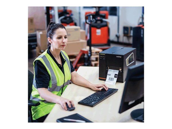 Brother TJ4422TN - Linea termica - 203 x 203 DPI - Cablato - Nero