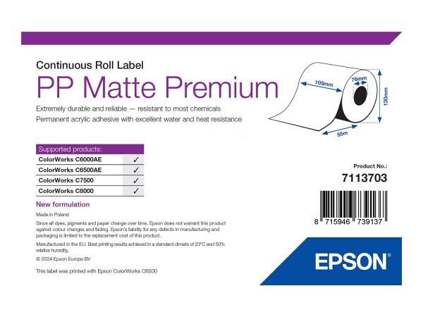 Epson PP Matte Label Premium