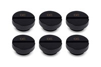 Alphacool 17622 - Blocco di acqua - Ottone - Nero - 1/4" - 9,5 mm - 1,8 cm