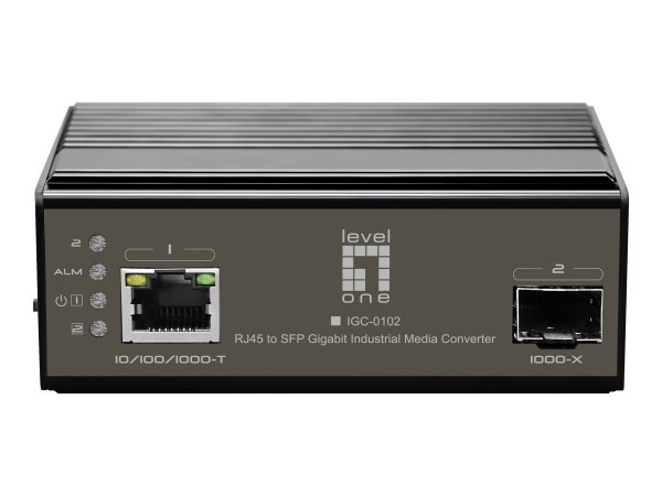 LevelOne IGC-0102 - 1000 Mbit/s - IEEE 802.3 - IEEE 802.3ab - IEEE 802.3u - IEEE 802.3z - SFP - Cabl