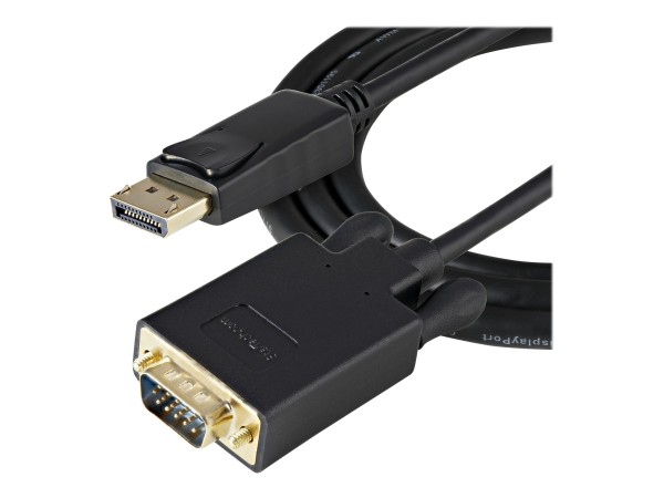 StarTech.com Cavo da DisplayPort a VGA da 1 m - Cavo adattatore da DisplayPort a VGA attivo - Video