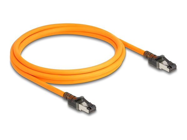 Delock RJ45 Netzwerkkabel mit USB Type-C Portfinder Funktion Self Tracing Cat.6a S/FTP - Cavo - Digi