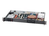 Supermicro SuperChassis 510T-203B - Supporto - Server - Nero - 1U - HDD - LAN - Potenza - USA - UL -