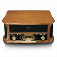 Lenco TCD-2551WD Plattenspieler Audio-Plattenspieler mit Riemenantrieb Holz Automatisch - Giradischi