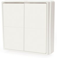 Shelly · Plug & Play·""Blu Wall Switch 4""· Wandtaster· 4-fach· 16 Aktionen·