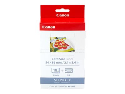 Canon KC-18 IF Scheckkartengroesse Sticker - Etichette/etichette