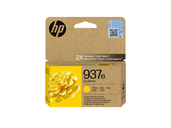 HP 937e EvoMore Yellow EN/FR/IT/PT/ES In - Originale - Cartuccia di inchiostro