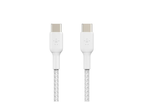 Belkin CAVO INTRECCIATO PVC USB-C TO USB-C 2M TWIN PACK - 2 m - USB C - USB C - USB 2.0 - 0,48 Gbit/