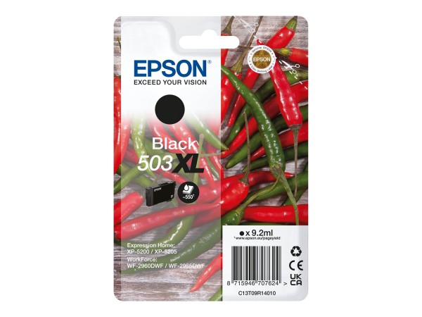 Epson 503XL Singlepack - - XL - Schwarz - Originale - Cartuccia di inchiostro