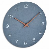 TFA 60.3054.06 - Parete - Quartz clock - Cerchio - Blu - Legno - Stilo AA