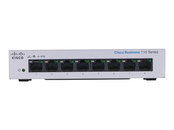 Cisco CBS110-8PP-D - Non gestito - L2 - Gigabit Ethernet (10/100/1000) - Full duplex - Supporto Powe