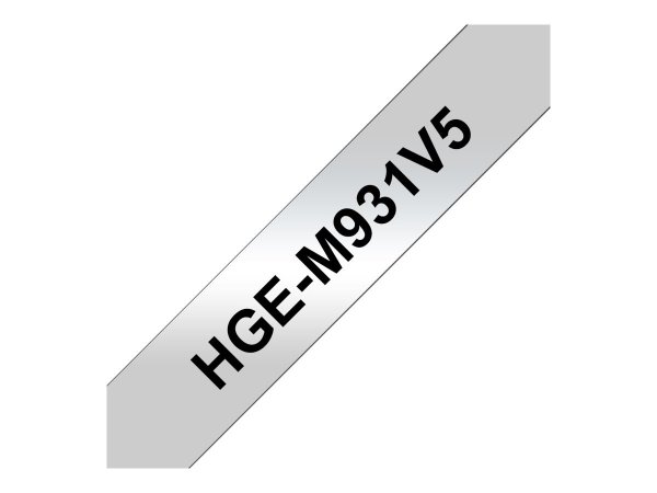 Brother HGM-931V5 - 5 pz - HGe - Nero su argento - Cina - Opaco - 5 anno/i