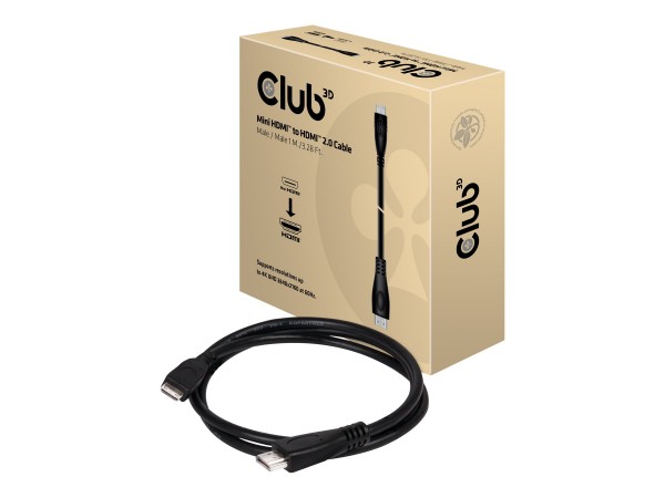 Club 3D Kabel Mini-HDMI> HDMI 2.0 - Cavo - Digitale/display/video
