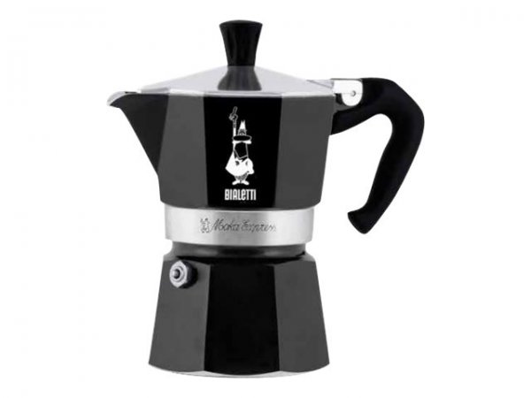 Bialetti Moka Express 1 Espressokocher schwarz 1 Tasse