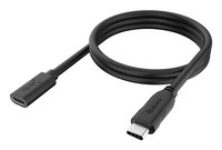 Akasa Type-C Extension Cable C m to F - schwarz - Cavo - Prolunga