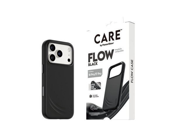 PanzerGlass CARE by Flow Case Black w. MagSafe iPhone 2026 Pro| 17 Beskyttelsescover