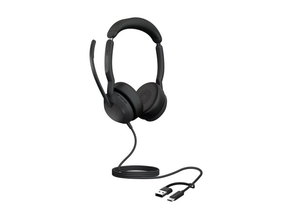 Jabra Evolve2 50 Usb C/A Uc Stereo w/o B - Cuffia - 20 KHz