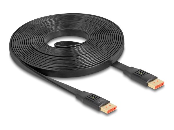 Delock DisplayPort Flachbandkabel 8K 60 Hz - Cavo - Digitale/display/video