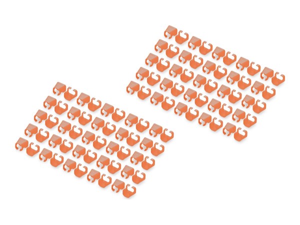 DIGITUS Farbclips für Patchkabel - Orange - Cavo - Rete