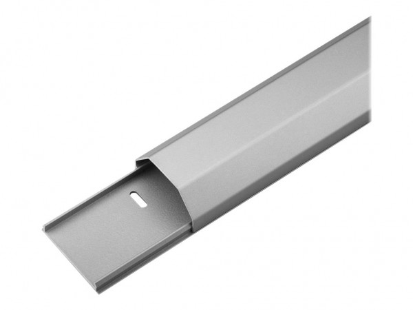 Goobay Alu Kabelkanal WireDuct 50 silber 1.1 Meter