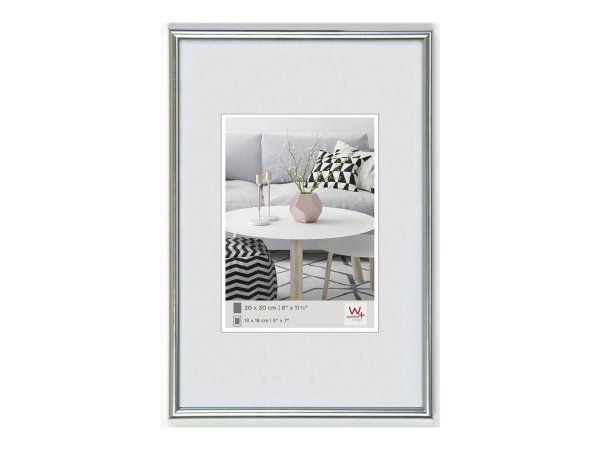 Walther Design Galeria - Plastica - Argento - Cornice per foto singola - 30 x 40 cm
