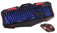 ESPERANZA EGK3000 Set Keyboard+ wired backlit mouse - Mouse - 2400 dpi