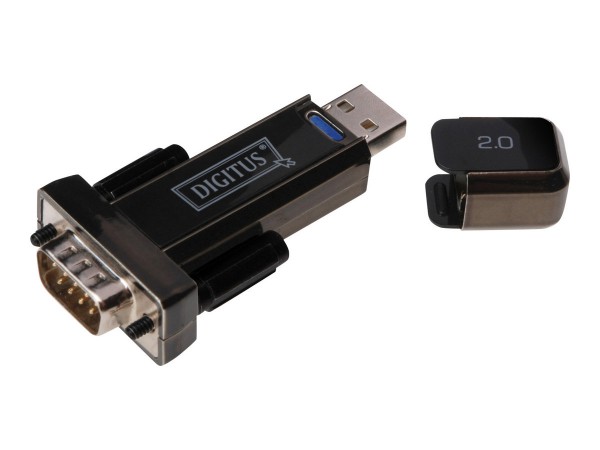 DIGITUS Converter - USB 2.0 - D-Sub 9 Male - Nero