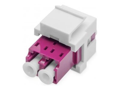 DIGITUS LWL LC/LC-Duplex-Kupplung Multimode-OM4 Keystone