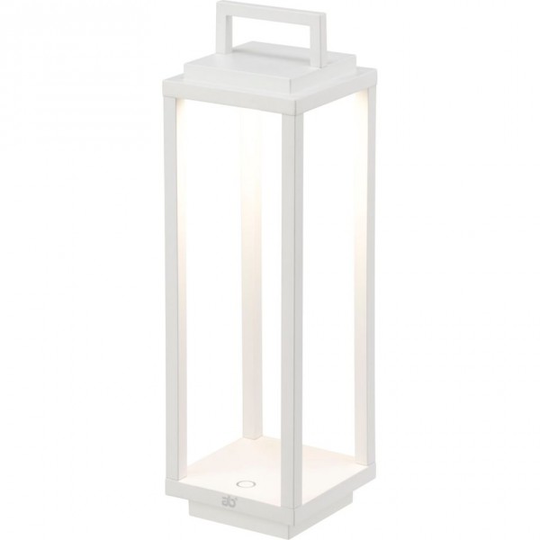 ab+ by ert Resort tragbare Tischleuchte weiss