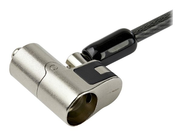 StarTech.com Laptopschloss mit 2m Kabel Schlüssel für K-Slot Nano Wedge Slot