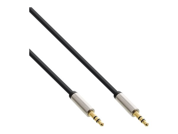 InLine Cavo Audio Jack 3,5mm maschio / maschio - 1m - Slim stereo