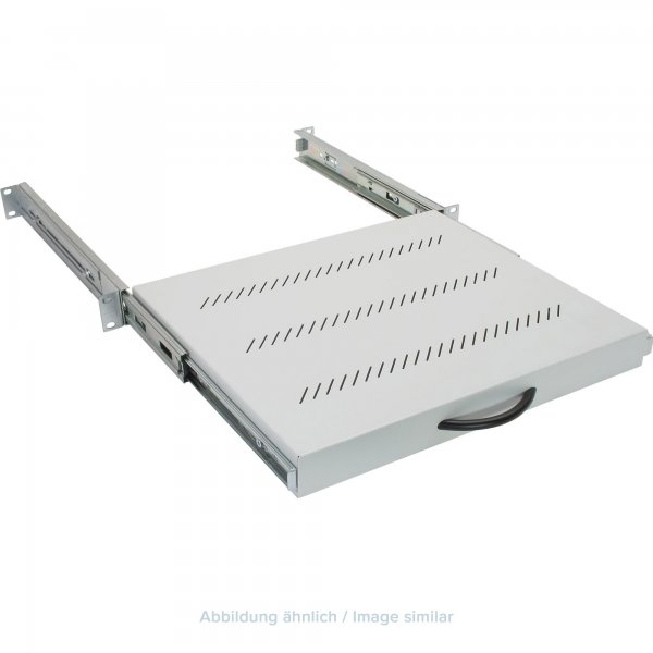 TRITON 48.3cm 19"" Zubehör Zwischenboden 650mm ausziehbar*Lichtgrau* - Accessori rack