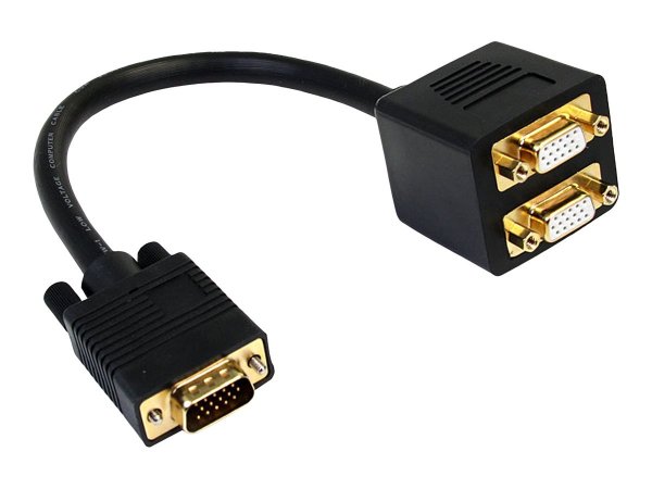 StarTech.com Cavo Sdoppiatore VGA a 2 uscite VGA - Cavo Y splitter VGA a doppia uscita VGA - M/F da