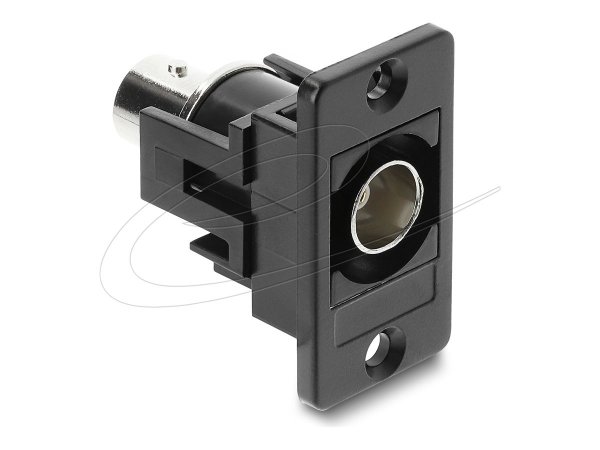 Delock Panel Mount BNC Buchse zu schwarz - Cavo