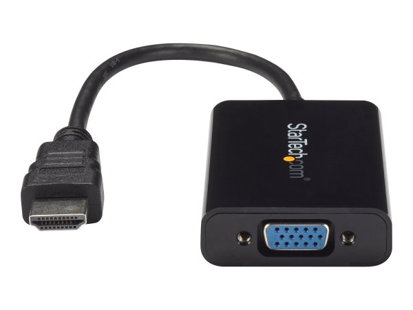 StarTech.com Adattatore convertitore video HDMI a VGA con Micro USB e audio per PC desktop/laptop/ul