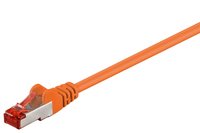 Goobay 93469 - 10 m - Cat6 - S/FTP (S-STP) - RJ-45 - RJ-45 - Arancione